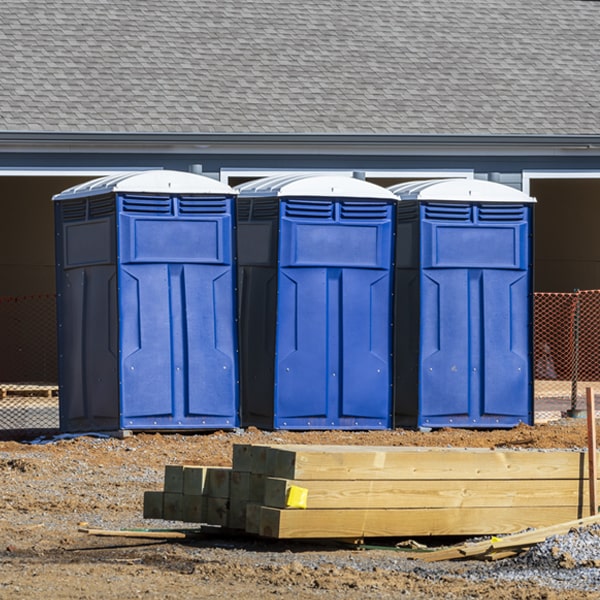 are there any restrictions on what items can be disposed of in the porta potties in Freeport OH